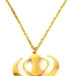 GOLDEN KHANDA CAR HANGING (METAL)