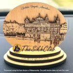 DARBAR SAHIB JI ENGRAVED MODEL CAR DASHBOARD