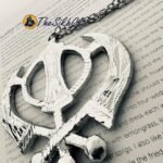 SILVER KHANDA HAND ENGRAVED CAR HANGING