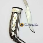 9 INCH TABA TIKKI SARBHLOH IRON KIRPAN (AKJ)